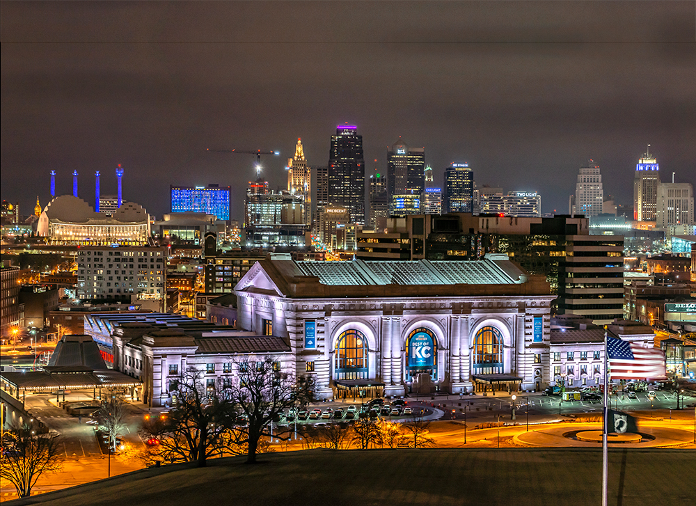 Creative, Colorful Lights Define Kansas Cityâ€™s Downtown Skyline - In