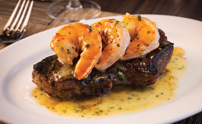 Ocean Prime - Smoking Jumbo Shrimp Cocktail? Sign us up!