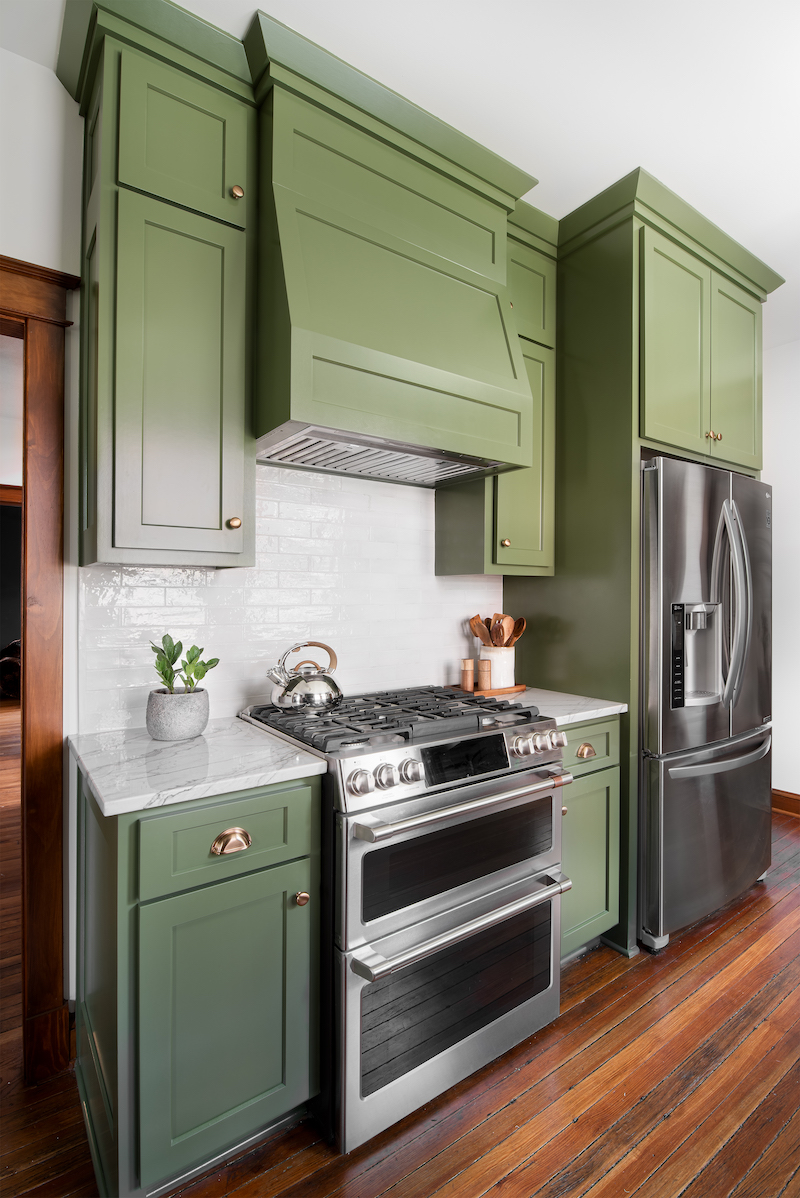 Standard overlay custom cabinetry designed by Stumpff HomeWorks and made by Profile Cabinet and Design